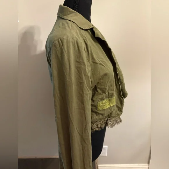 Princess Vera Wang Olive Green Blazer - Picture 2 of 7